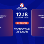 Mongolian Volleyball league dec 18